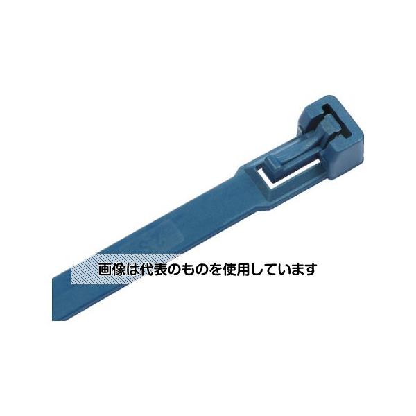 アズワン(AS ONE) 金属センサー感知可能リリースケーブルタイ 7.5mm×200mm 1袋(100本入) RIA.11.232DET 入数：1袋(100本入)