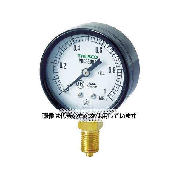 【アズワン AS ONE】実験室設備 工具類 工具、道具 ●ケースおよびカバーは電着塗装で耐食性に優れています。 ●圧力計の3大流体(エア・油・水)のどれにでも使用できます。 ●JIS B 7505-1規格品です。 商品の仕様 ●圧力レンジ(MPa)：0.0〜1.00 ●最小目盛(MPa)：0.020 ●呼称：AT1/4×60×1.00MPa ●精度：±1.6％ FS ●ケース形状：A ●接続部サイズ：G1/4B ●大きさ(mm)：60 ●大きさ：60mm ●接続部サイズ;G1/4B ●材質／仕上：ブルドン管／黄銅、株／黄銅 ●注意：ねじサイズ、ねじ形状(GねじまたはRねじ)、圧力レンジ(MPa)をご確認の上、発注お願いします。 ●原産国：日本 ●コード番号：114-5019 【※ご注意ください】商品は代表の画像を使用しています。