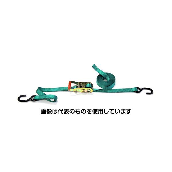 【アズワン AS ONE】実験室設備 工具類 工具、道具 ●ラチェットハンドル式のベルト荷締機。 ●簡単な動作と軽い力で強力な荷締めが可能。 商品の仕様 ●ベルト幅：25mm ●端末形状：S字フック ●JANコード：4571213301018 【※ご注意ください】商品は代表の画像を使用しています。