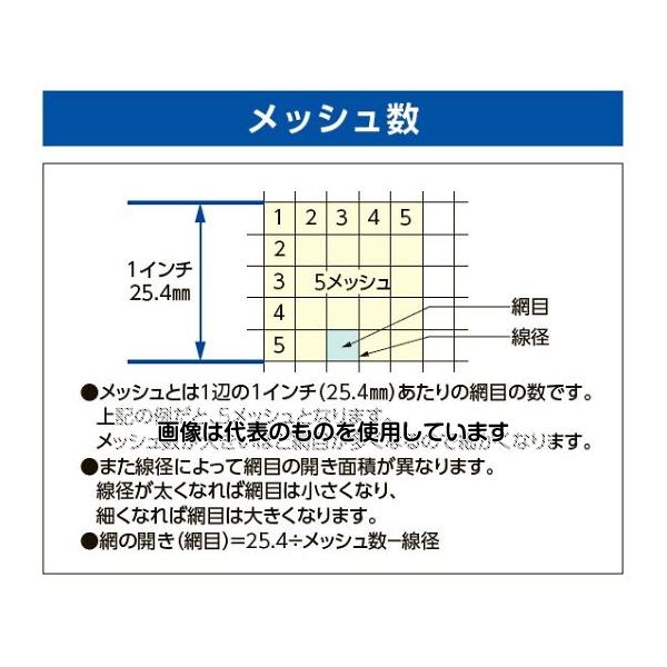 エスコ φ170/0.39mm/14メッシュ ろ過網(ステンレス製) EA468DB-135 入数：1個