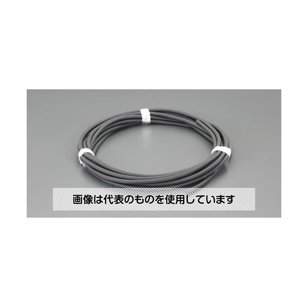 エスコ 0.75mm2x20m/2芯 ビニールキャブタイヤケーブル EA940AG-504 入数：1個