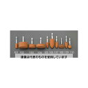 エスコ φ19mm/6角軸 軸付砥石(丸/WA) EA819HY-110 入数:1個