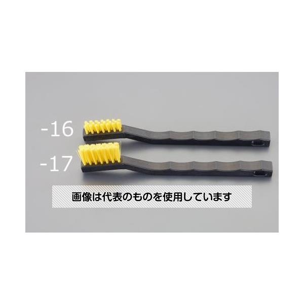 【アズワン AS ONE】実験室設備 工具類 研磨剤、研磨用品 商品の仕様 ●ブラシ材質：ナイロン ●ブラシサイズ：6.4×35mm ●毛丈：19mm ●線径：0.25mm ●全長：182mm ●仕様：3行 ●ハンドル材質：プラスチック 【※ご注意ください】商品は代表の画像を使用しています。