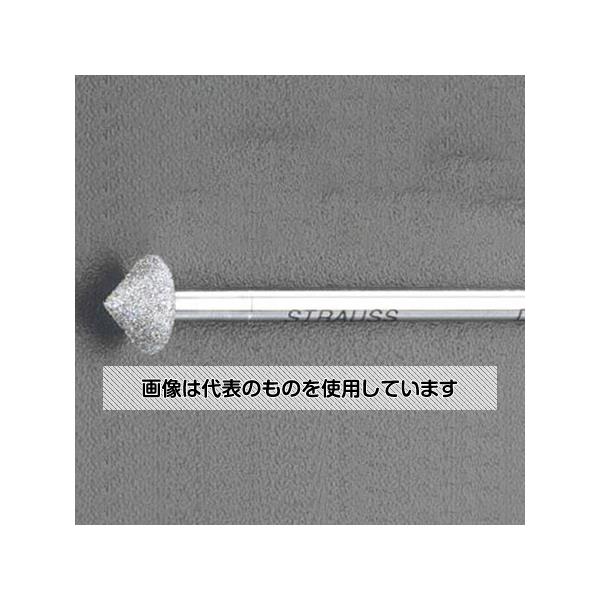 【アズワン AS ONE】実験室設備 工具類 研磨剤、研磨用品 商品の仕様 ●軸径：3mm ●刃径×刃長×全長：4.0×1.8×55mm ●砥粒：ダイヤモンドパウダー ●粒度：#140 ●先端角度：90° ●電着タイプ 【※ご注意ください】商品は代表の画像を使用しています。