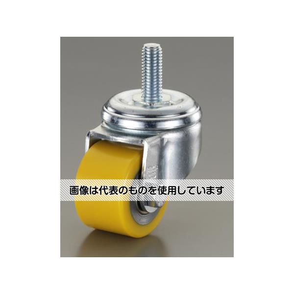 エスコ 50mm/M12 キャスター(自在金具・ねじ式) EA986HT-32 入数：1個
