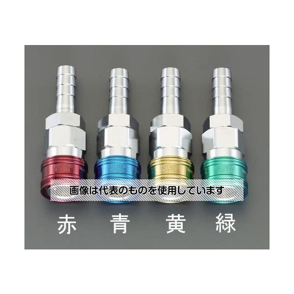 エスコ 27.0mmタケノコ型カップリング(エアホース用/グリーン EA140BT-24 入数：1個