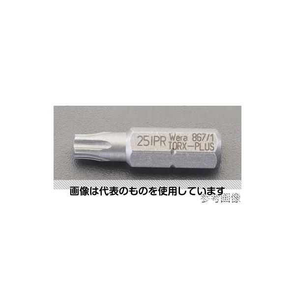 エスコ 20IPRx25mm [TORX-PLUS]ビット(イジリ止) EA611GL-220 入数：1本