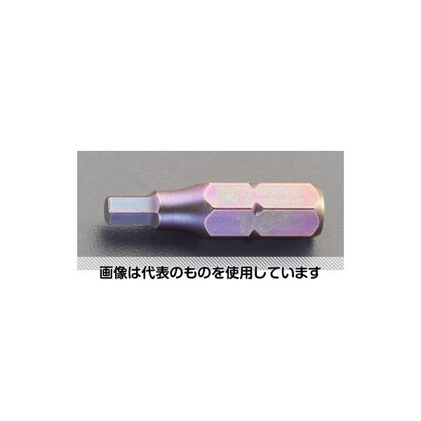 エスコ 1/8"x 25mm [Hexagon]ドライバービット EA611PB-105 入数：1個