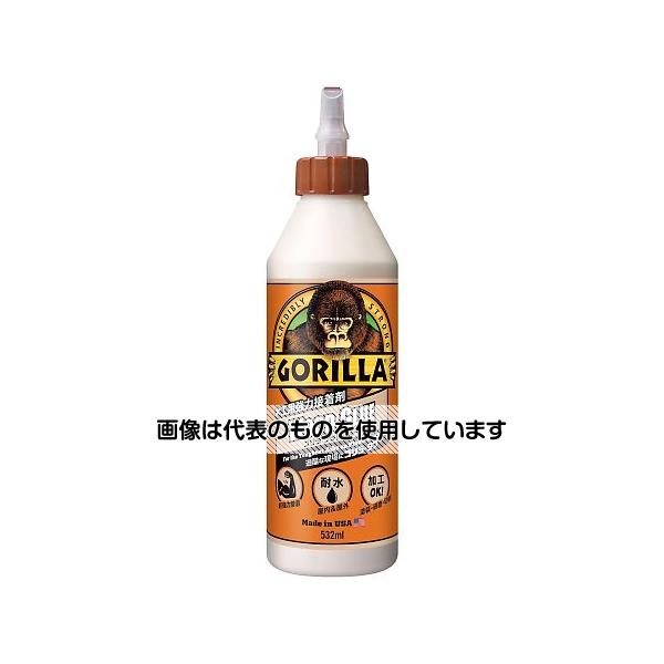 呉工業（KURE） ゴリラ ウッドグルー 木工用強力接着剤 532mL NO.1774 入数：1個
