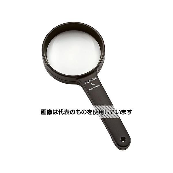 クリアー光学 手持ち高倍率ルーペ 拡大鏡 非球面レンズ 4倍 75mm RQ-75 入数:1個