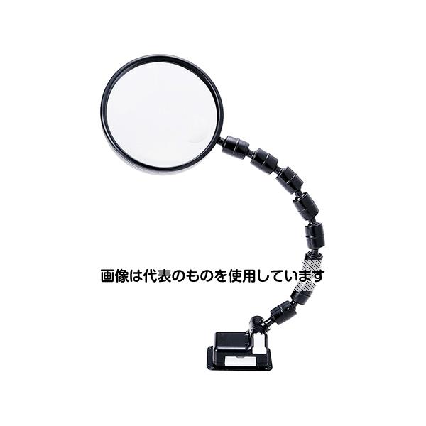 クリアー光学 スタンド台付ルーペ(マグネット式) 2倍 100mm 小玉4倍 CF-502 入数:1個