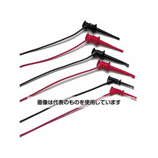 【アズワン AS ONE】実験室設備 工具類 工具、道具 商品の仕様 ●フック、ミニフック：2.3mm ●マイクロフック：1mm ●ミニピンサー：1.5mm ●プラグ：4mmバナナ・プラグ・オス ●ケーブル長：910mm ●定格：30Vrms／60VDC大/中：5A、小：3A ●構成：赤・黒各1本セット 【※ご注意ください】商品は代表の画像を使用しています。