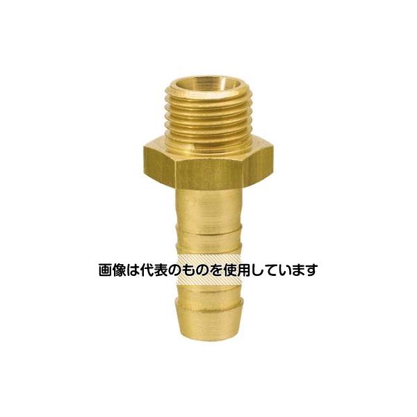 【アズワン AS ONE】実験室設備 工具類 工具、道具 商品の仕様 ●ねじ径：G(PF)1/4” ●適合ホース内径：1/2”(13mm) ●全長(mm)：39 ●ねじ有効長：9mm ●タケノコ有効長(mm)：25 ●穴径(mm)：8 ●六角対辺(mm)：17 ●材質：真鍮 ●最高使用圧力：1.2MPa ●重量(g)：34 ●入数：1個 ●37°内テーパー付 ●用途：コンプレッサーエアー 【※ご注意ください】商品は代表の画像を使用しています。