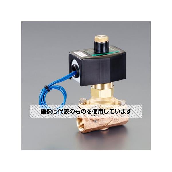 アズワン(AS ONE) AC200V・Rc1/2" 2方向電磁弁(パイロットキック式) EA153HC-6 入数：1個