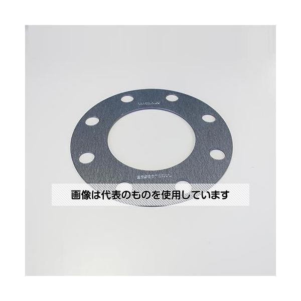 【アズワン AS ONE】実験室設備 工具類 工具、道具 ●膨張黒鉛を主成分としているため、耐熱性・耐蒸気性・耐食性にすぐれます ●傷が付きにくく、柔軟性に優れます ●比較的高温のフランジ、バルブ、機器に用いられます 商品の仕様 ●呼び径：80A ●厚み：3.0mm ●使用温度範囲：水系流体：-200〜215℃ 油系・ガス系流体：-200〜260℃ ●材質：NBR、アラミド繊維、膨張黒鉛 ●適用流体：水、水蒸気、熱水、石油系炭化水素、アルコール、動植物油、熱媒油、芳香族炭化水素、有機溶剤、弱酸、弱アルカリ、塩類溶液、空気、排ガスなど ●最高圧力：水系・油系流体：4.0MPa ガス系流体：1.0MPa ●全面形パッキン ●JIS10K 【※ご注意ください】商品は代表の画像を使用しています。