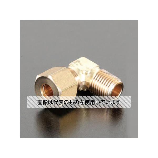 【アズワン AS ONE】実験室設備 工具類 工具、道具 商品の仕様 ●銅管用継手 ●材質：真鍮 ●ねじサイズ：R(PT)1/4" ●銅管外径：9.53mm(3/8") ●使用圧力：3.45MPa(35kg/cm3)以下 ●使用温度範囲：-50〜150℃ ●使用流体：空気・水・油 ●入数：1個 ●リング玉1個付属 【※ご注意ください】商品は代表の画像を使用しています。