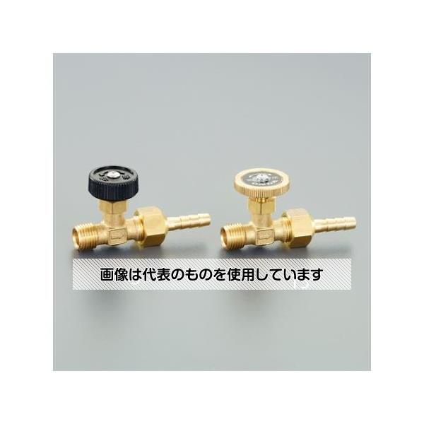 【アズワン AS ONE】実験室設備 工具類 工具、道具 商品の仕様 ●圧力：1.0MPa以下 ●温度：-10℃〜80℃ ●材質：真鍮 ●使用流体：冷温水・油・エアー ●取付ねじ：R1/4" ●ハンドル：黄銅 ●銅管用ゴムホース式 ●銅管外径：8mm ●ホースニップル、フレアーナット付 【※ご注意ください】商品は代表の画像を使用しています。