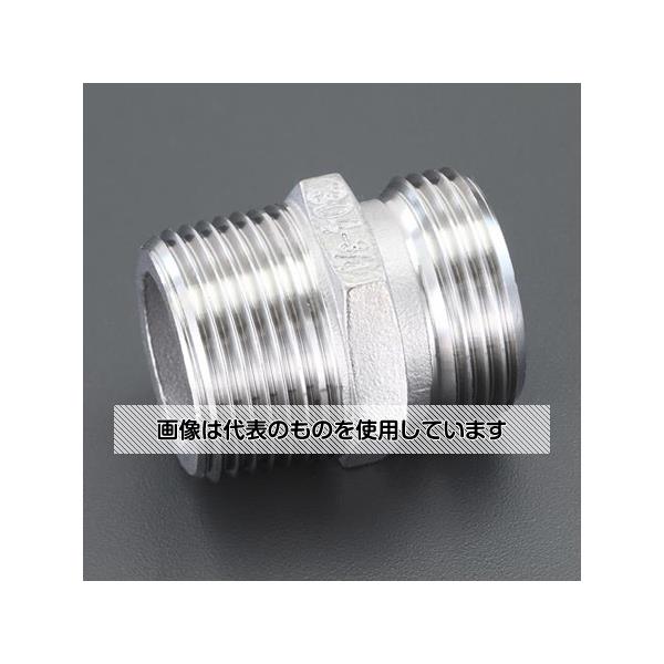 【アズワン AS ONE】実験室設備 工具類 工具、道具 商品の仕様 ●最高圧力：1.35MPa ●全長(mm)：45 ●材質：SUS304(SCS13) ●ねじサイズ：R1"×G1" ●呼び径(A呼称)：25 ●対辺(mm)：35 【※ご注意ください】商品は代表の画像を使用しています。