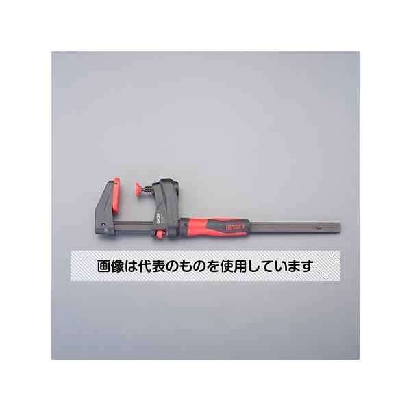 【アズワン AS ONE】実験室設備 工具類 工具、道具 ●狭いスペースでもクランプを使用できます。 商品の仕様 ●口の開き(mm)：300 ●口の深さ(mm)：60 ●締付能力(kgf)：204 ●レールサイズ(mm)：19×6 ●材質：鋳造鉄、樹脂 ●重量(g)：730 【※ご注意ください】商品は代表の画像を使用しています。