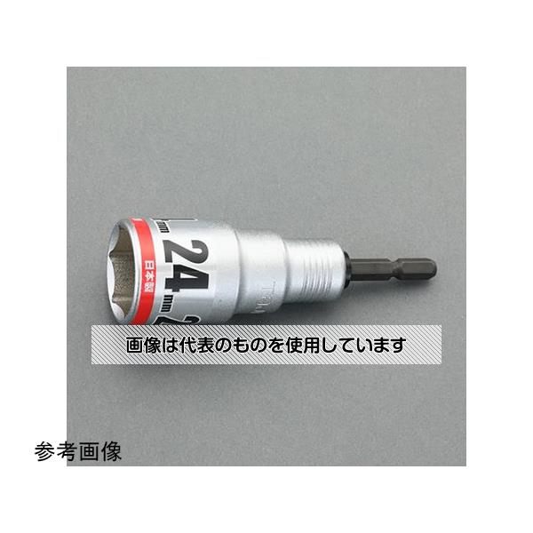 【アズワン AS ONE】実験室設備 工具類 工具、道具 商品の仕様 ●対辺(mm)：40 ●外径(mm)：30 ●全長(mm)：103 ●差込角：6角 ●六角シャンク：6.35mm ●材質：クロームバナジウム鋼 ●軸折れ耐久力アップの超寿命ソケット ●RH構造で衝撃吸収 ●トーション効果で軸のねじれを吸収 ●ダンパー効果で軸に加わる曲げ応力を軽減 ●18Vインパクトドライバー対応 【※ご注意ください】商品は代表の画像を使用しています。