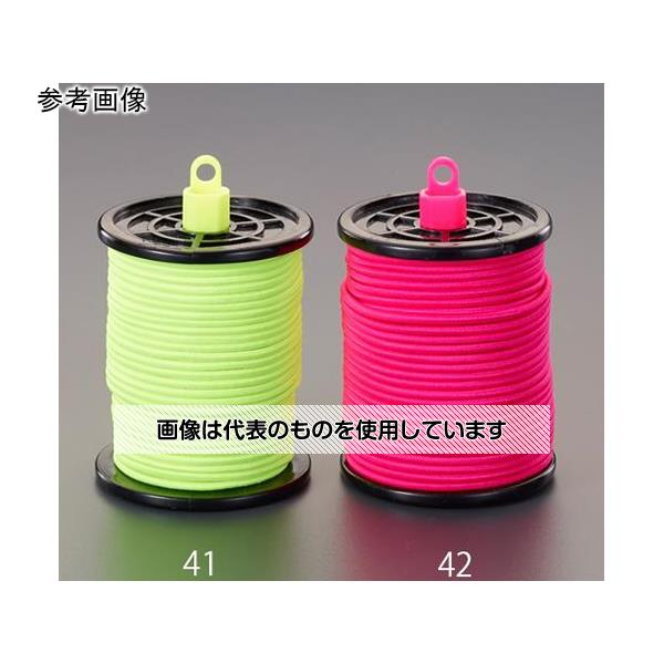 【アズワン AS ONE】実験室設備 工具類 工具、道具 ●伸び縮みするゴム製で直線が出しやすい。 ●太くて鮮やかな記録写真用ゴム糸です。 商品の仕様 ●線径×長さ：φ3.0mm×30m ●カラー：ピンク ●サイズ：φ80×115mm ●重量(g)：375 ●材質：ゴム・ポリエステル 【※ご注意ください】商品は代表の画像を使用しています。