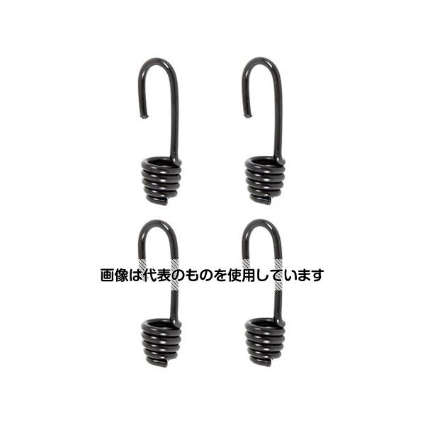 【アズワン AS ONE】実験室設備 工具類 工具、道具 ●ビニールコーティングで保護されています。 ●摩耗や破損したバンジーコードフックの交換に。 ●オリジナルのフック付バンジーコードを作成できます。 ●耐候性・耐紫外線に優れています。 商品の仕様 ●適応コードサイズ：6.4〜7.9mm ●材質：スチール ●線径：4.7mm ●フック内径：19mm ●入数：4個 【※ご注意ください】商品は代表の画像を使用しています。