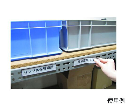 アズワン(AS ONE) 30x100mm ラベルホルダー(マグネット付/5組) EA781ES-12 入数：1...