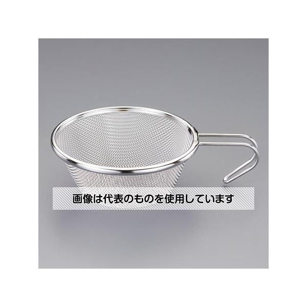 【アズワン AS ONE】実験室設備 工具類 工具、道具 ●使い勝手のよい片手ハンドル付きのザルです。 ●食材や麺類の水切り・スープこしなどに便利です。 ●積み重ねができて、すっきり収納できます。 ●丈夫で錆びにくいステンレス製です。 商品の仕様 ●サイズ(mm)：φ122×48(H) ●線径(mm)：0.45 ●目開(mm)：1.13 ●材質：18-8ステンレス鋼 ●重量(g)：70 ●JANコード：4550061522356 【※ご注意ください】商品は代表の画像を使用しています。