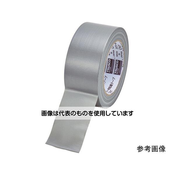 トラスコ中山 カラー布粘着テープ 幅50mm長さ25m シルバー CNT-5025-SV 入数：1巻