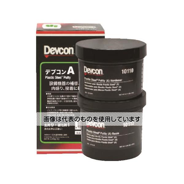 【アズワン AS ONE】実験室設備 工具類 工具、道具 ●パテ状で、パイプ及びフランジ等の他機械部の巣穴埋め、亀裂の補修、腐食部分の再生、肉盛りが可能です。 ●硬化後は、機械加工が可能で穿孔、タップも立てる事が出来ます。 ●コンクリート製品にも使用できる鉄パテです。 ●鋳物製品の他、金属製品に使用できる金属用補修剤です。 ●パイプ、フランジ、バルブ等の漏れ止め、鋳鉄の巣穴埋めや肉盛り。 商品の仕様 ●色：濃灰色 ●容量(g)：450 ●可使時間(25℃)：45分 ●硬化時間(25℃)：16時間 ●耐熱温度(℃)：120 ●容量(kg)：0.45 ●可使時間：45分(25℃) ●硬化時間：16時間(25℃) ●タイプ：パテ状補修剤 ●硬化時間(25℃)：16時間 ●パテ状 ●材質／仕上：主成分／エポキシ樹脂、鉄粉 ●セット内容／付属品：主剤(450g)、硬化剤(50g) ●原産国：中国 ●コード番号：194-7850 【※ご注意ください】商品は代表の画像を使用しています。
