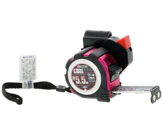 高儀 コンパクトコンベックス4色アソート ホルダー付き 25mm×5.5m 入数：1個 2