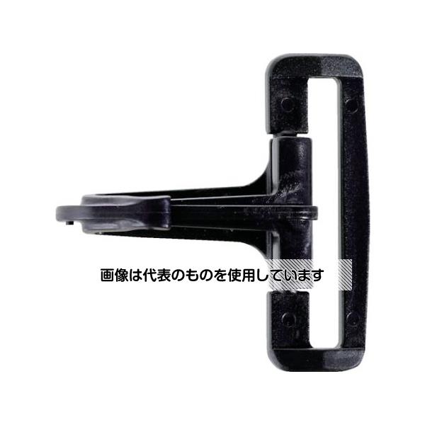 【アズワン AS ONE】実験室設備 工具類 工具、道具 ●平ベルト専用樹脂金具です。 ●フックタイプのベルトの固定・連結が可能です。 ●バックやリュックのベルト連結に。 商品の仕様 ●色：黒 ●幅(mm)：50 ●結束強度(kgf)：30 ●縦(mm)：59.5 ●適合ベルト幅(mm)：50 ●横(mm)：59.2 ●材質／仕上：ポリアセタール ●ご使用にあたっては別途対応するベルト、縫製が必要です。 ●原産国：台湾 ●コード番号：257-2064 ●JANコード：4550414181742 【※ご注意ください】商品は代表の画像を使用しています。
