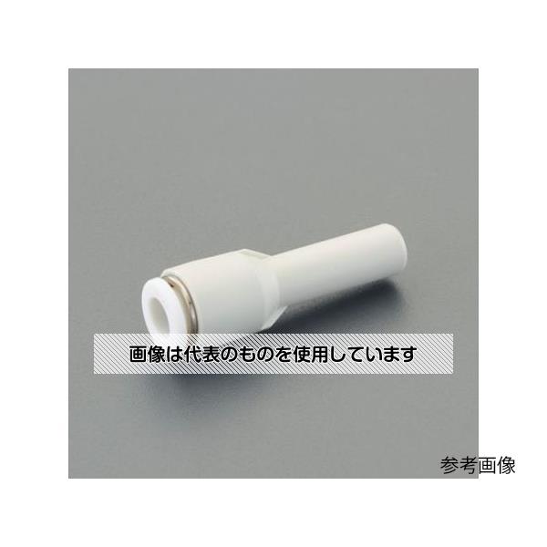 【アズワン AS ONE】実験室設備 工具類 工具、道具 ●プッシュリングを押しながら片手でチューブを引き抜くだけで簡単に取外しができます。 ●本体ねじ部を回せる構造のため、配管方向を自由に変えることが可能で、狭い場所での配管作業も容易です。 ●黄銅部分は無電解ニッケルメッキ処理により美観と耐蝕性が向上しています。 ●シールテープ、シール剤不要のため、作業時間、作業工数が大幅に短縮され、作業時のバラツキ(巻きムラ)による漏れの心配がありません。 ●耐水性・耐油性に優れています。 ●軽くチューブを差し込むだけで取り付け完了 ●チューブ脱着時の工具作業スペースが不要 ●樹脂部には難燃材料を使用(UL94規格V-0相当) ●RoHS対応 黄銅部品はカドミニウム規制材(含有量75ppm以下)を使用 商品の仕様 ●チューブ外径：8mm ●材質：金属部／C3604BD、樹脂部／PBT(V-0) ●使用圧力：1MPa ●使用流体：空気・水 ●使用温度：空気／-15〜60℃(凍結なきこと) 水／5〜40℃ ●最小穴径：φ6mm ●接続継手径：φ12mm ●重量(g)：7 ●適用チューブ：ナイロンチューブ、ウレタンチューブ、エコフレックスチューブ、難燃チューブ 【※ご注意ください】商品は代表の画像を使用しています。