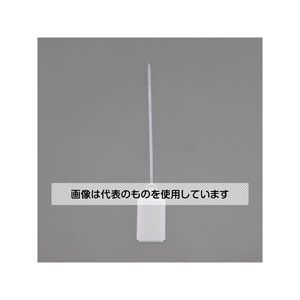 アズワン(AS ONE) 26x41mm ワンタッチ線名札(角形/透明/10枚) EA475HD-77 入数：1袋(10枚入)
