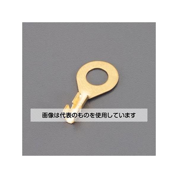 【アズワン AS ONE】実験室設備 工具類 工具、道具 ●薄型のため圧着ペンチで簡単に圧着できます。 商品の仕様 ●ボルト穴径：φ6mm ●適用電線：0.50〜2.00mm2 ●仕様：丸型 ●入数：100個 ●薄型 ●適合スリーブ：EA538RB-81、-83、-85 【※ご注意ください】商品は代表の画像を使用しています。