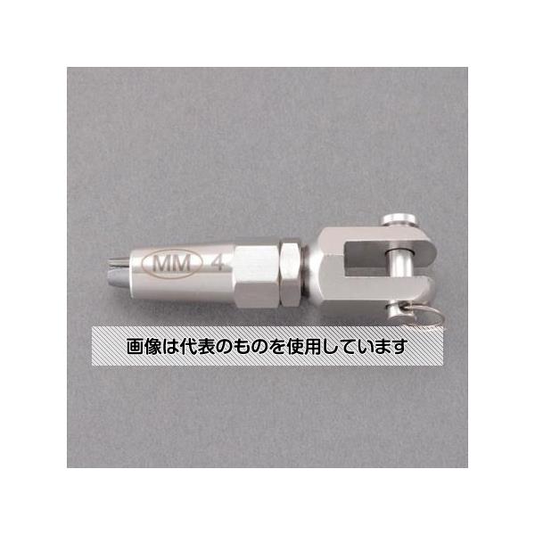 【アズワン AS ONE】実験室設備 工具類 工具、道具 商品の仕様 ●適合ワイヤー径：6mm ●材質：ケーシング・ターミナル／SUS316 二重リンク／SUS304 爪／SUS420(クロームメッキ) ゆるみ止ナット・座金／真鍮 ●全長：94mm ●ねじ径：5/8-18UNF 【※ご注意ください】商品は代表の画像を使用しています。