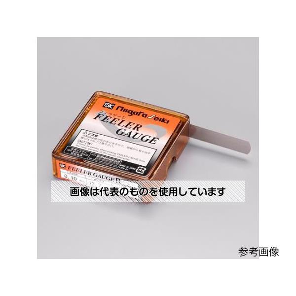 【アズワン AS ONE】実験室設備 工具類 工具、道具 ●組立・調整用。必要な分だけ切断して使用できます。 商品の仕様 ●サイズ(mm)：0.19 ●リーフ長：1m ●リーフ幅：12.7mm ●材質：炭素工具鋼(焼入) ●ケースサイズ：77×77×22mm ●精度：±0.01mm ●重量：52g 【※ご注意ください】商品は代表の画像を使用しています。