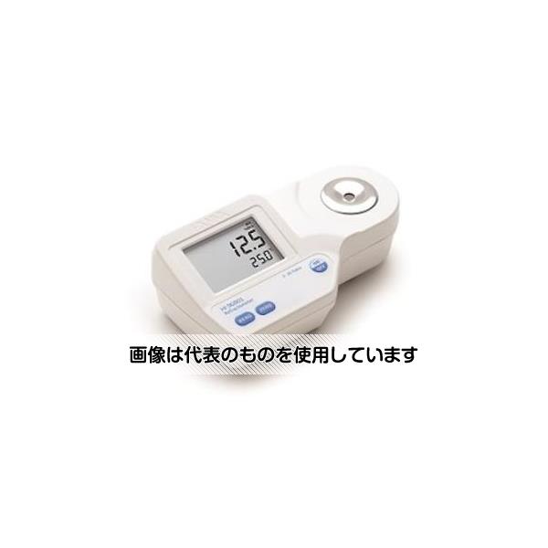 【アズワン AS ONE】実験室設備 工具類 工具、道具 ●食品や農業分野のほか、クーラント液／冷却水の濃度、工業分野では糖度計＝濃度計として切削油濃度の管理としても使用されます。 商品の仕様 ●型番：HI96801 ●測定範囲：Brix／0.0〜85.0%、温度／0.0〜80.0℃ ●分解能：Brix／0.1％Brix、温度／0.1℃ ●精度：Brix／±0.2％Brix、温度／±0.3℃ ●校正：水(蒸留水、精製水) ●温度補償：自動(10〜40℃) ●測定時間：約1.5秒 ●測定必要量：約2滴 ●光源：黄色LED ●セル：ステンレスリング&フリントガラスプリズム ●電源：9Vアルカリ電池×1(付属) ●電池寿命：約5000回 ●サイズ：102×67×192mm ●重量：420g ●材質：ABS樹脂 ●防水性能：IP65 ●糖度(％ Brix)と温度を測定 ●数滴のサンプルと数秒で簡単に測定 ●精製水や蒸留水で校正も簡単 ●温度表示と自動温度補償機能 ●測定原理と温度補償はICUMSA(国際砂糖分析法統一委員会)の基準に準拠 ●オートオフ機能付(約3分) 【※ご注意ください】商品は代表の画像を使用しています。