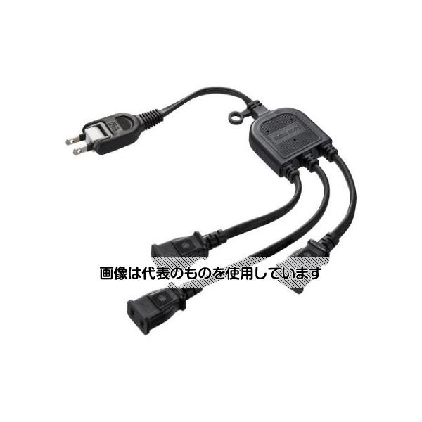 アズワン(AS ONE) AC125V/15Ax0.5m 分配コード(3口) EA815GA-87 入数：1個