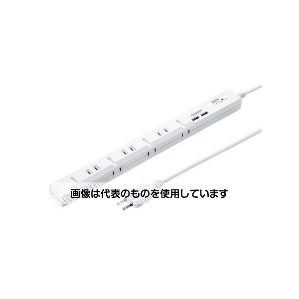 アズワン(AS ONE) AC125V/14Ax1.0m タップ(USB充電ポート付) EA815GM-216 入数：1個