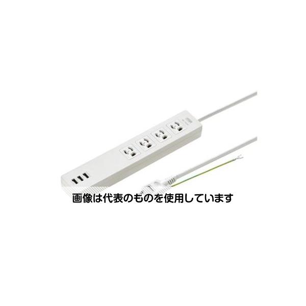 アズワン(AS ONE) AC125V/ 4A タップ(USB充電ポート3個付) EA815GM-242 入数：1個
