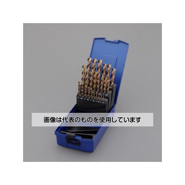 【アズワン AS ONE】実験室設備 工具類 工具、道具 商品の仕様 ●入数：25本 ●サイズ(mm)：1.0〜13.0(0.5mmとび) ●材質：Co-HSS(HSSE-Co5) ●対応被削材：鉄、ステンレス、チタン合金、合金鋼、非合金鋼、鋳鋼 ●先端角：130° ●先端：シンニング付 【※ご注意ください】商品は代表の画像を使用しています。