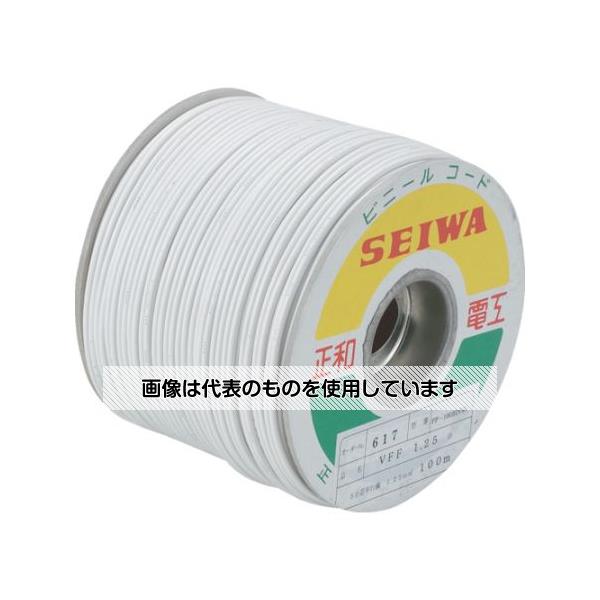 【アズワン AS ONE】実験室設備 工具類 工具、道具 ●主に室内で使用する交流300V以下の、小型電気器具に用いる電線で、より線の導体にビニール絶縁を施したものです。(ビニール平型コード) ●単色のものは、小型電気器具などの電線コードとして、異色のものはスピーカーコードとして使用されます。 商品の仕様 ●色：白 ●芯数：2 ●全長(m)：100 ●定格：125V-12A ●外径寸法(mm)：約3.1×6.2 ●絶縁体厚さ(mm)：0.8 ●JIS C3306規格品 ●導体(より線)断面積(mm)：1.25mm^2 素線数(本)/素線径：50/0.18 ●外形寸法：約3.1mm×6.2mm ●VFF平行ビニールコード ●原産国：日本 ●コード番号：292-9210 【※ご注意ください】商品は代表の画像を使用しています。