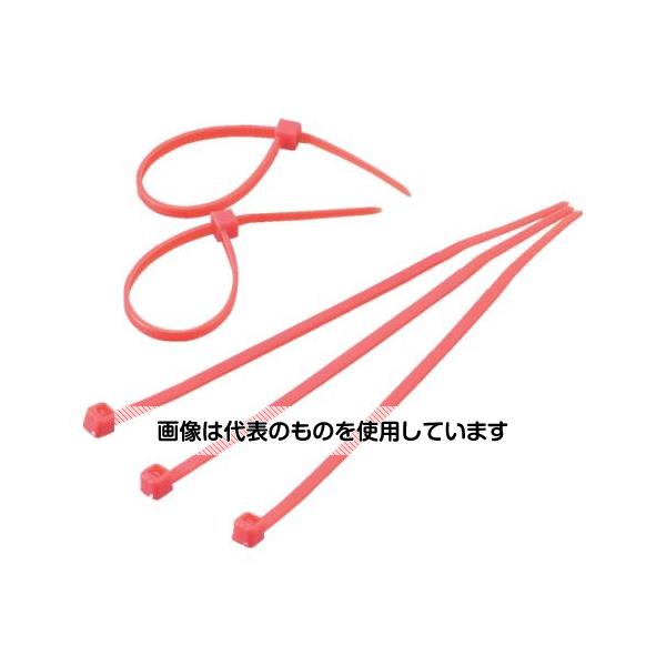 【アズワン AS ONE】実験室設備 工具類 工具、道具 ●電線の被覆色に合わせた色を使用することで束線を目立たなくきれいに束ねることができます。 ●ケーブルの種類によって色分けして結束するとひと目で識別できて便利です。 ●電線ケーブルの固定や結束に。 ●屋内使用。 商品の仕様 ●色：赤 ●幅(mm)：2.5 ●長さ(mm)：100 ●厚さ(mm)：1.1 ●最大結束径(mm)：22 ●引張強度(N)：78.4 ●一度締めると、切断しない限り外すことはできません。 ●屋内用 ●使用温度範囲：-40〜80℃ ●UL規格品 ●UL難燃性(94V-2) ●材質／仕上：ナイロン66 ●注意：屋内で使用してください。 ●ナイロン製品は乾燥し、含水量が低下すると折れやすくなりますので、開封後はお早めにご使用ください。 ●開封後、保管する場合は袋を密閉してください。 ●厳寒期はナイロン製品が固まりやすくなりますので、室温に戻してからご使用ください。 ●原産国：台湾 ●コード番号：299-5883 【※ご注意ください】商品は代表の画像を使用しています。