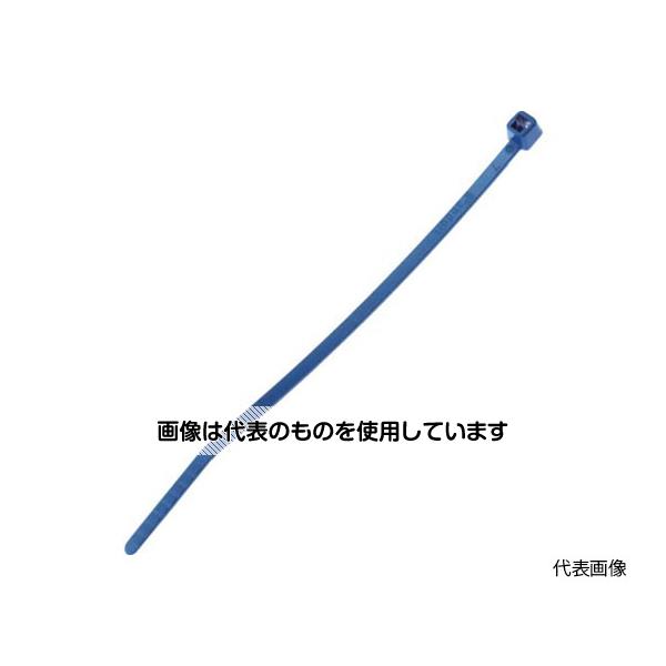 【アズワン AS ONE】実験室設備 工具類 工具、道具 ●耐薬品性の高いポリプロピレン製の為、次亜塩素酸ナトリウムに耐性があります。 ●金属検出機に反応する鉄粉入りの結束バンドで、異物混入防止に威力を発揮します。 ●工場内の電気配線や製造機器の配線で金属検知対応結束バンドを使用すると、万が一破断して製品に混入した場合でも、金属検出機に反応する為 製品出荷の前に気づく事が可能です。 ●HACCP対策に適した、食品衛生法適合製品です(pH5以下の食品に直接接触する場合を除く)。 ●米国FDA適合製品です。 ●ポリプロピレン製はナイロン製に比べ、耐薬品性・耐熱性に優れ、熱湯やスチームによる洗浄、強アルカリや酸性の洗浄剤に対しても強い耐性を維持します。 ●非常に吸水率が低いため、湿度の高い現場でも長期間使用が可能です。 ●明朗で判別しやすい青色の為、工場などの製造環境で目立ちやすく、視認性に優れています。 ●食品・飲料・医療・製薬業・化学・製薬製品などでのケーブルの結束。 ●耐薬品性、耐熱性、熱湯、スチームによる洗浄、次亜塩素酸ナトリウムへの耐性が必要な場所。 商品の仕様 ●色：ダークブルー ●幅(mm)：4.8 ●長さ(mm)：185 ●厚さ(mm)：1.4 ●最大結束径(mm)：47 ●引張強度(N)：133 ●最小結束径(mm)：3.3 ●屋内用 ●使用温度範囲：-40〜115℃ ●RoHS対応 ●材質／仕上：ポリプロピレン(PP)(金属入り) ●原産国：コスタリカ ●コード番号：381-6095 【※ご注意ください】商品は代表の画像を使用しています。