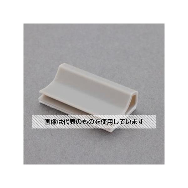 アズワン(AS ONE) 13x15mm ケーブルクランプ(粘着付/100個) EA947FB-115 入数：1袋(100個入)