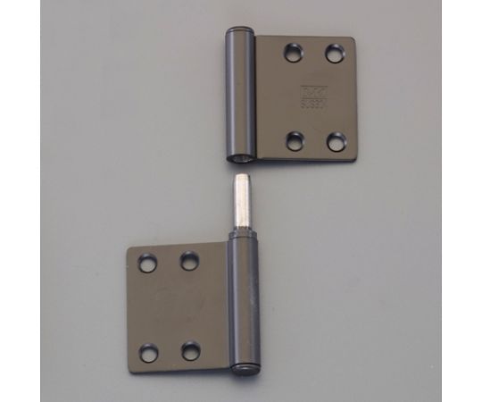 アズワン(AS ONE) 102x 89mm 旗丁番(左右兼用/鏡面マットブラック) EA951CT-36 入...