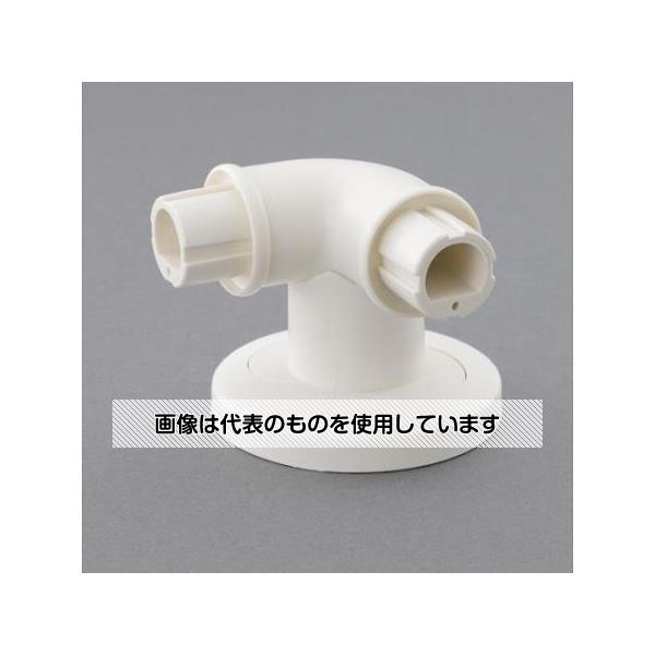 【アズワン AS ONE】実験室設備 工具類 工具、道具 ●手すりやハンドルと組み合わせる事で、様々な形状でハンドルを設置できます。 商品の仕様 ●コーナー角度：90R ●材質：樹脂 ●適合径：φ32mm ●サイズ：φ80×78mm ●耐荷重：80kg ●仕上げ：アイボリー ●付属ネジ：A4×30 ナイロンプラグ 6×30 ●コーナー取付タイプ 【※ご注意ください】商品は代表の画像を使用しています。
