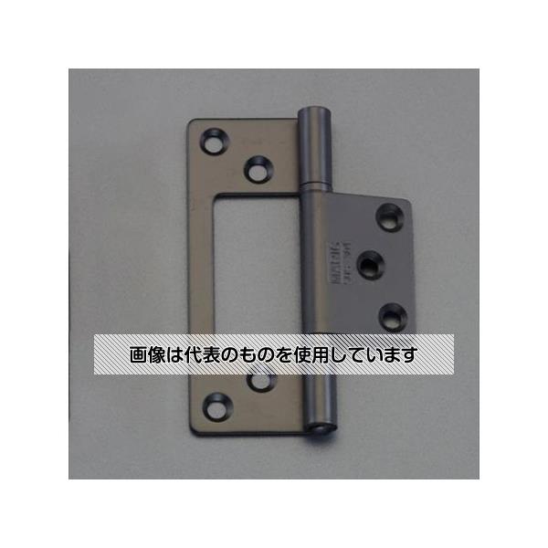 アズワン(AS ONE) 89x 30 mm フラッシュ丁番(ステンレス製/マットブラック) EA951H...