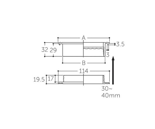 アズワン(AS ONE) φ100mm あかり窓(木目) EA951L-13 入数：1個
